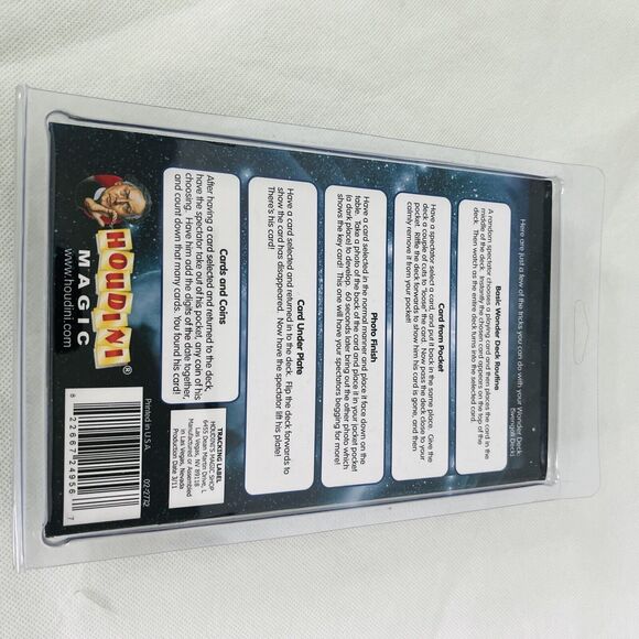 Houdini Magic Svengali Wonder Deck Bicycle Poker Cards 77 Tips & Tricks Booklet - Picture 3 of 6